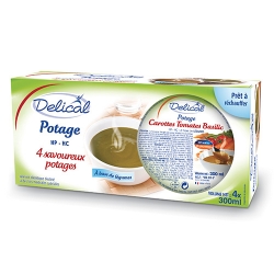 Delical Potage HP/HC Carottes-tomates-basilic