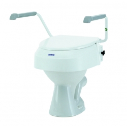 Réhausse WC 60, 100 et 150 mm réglable en hauteur avec couvercle et accoudoirsAquatec®AT900