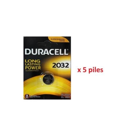 Piles Lithium 3 V, CR2032 GP Duracell®